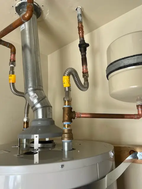 Water heater installation and plumbing repair in Gilead
